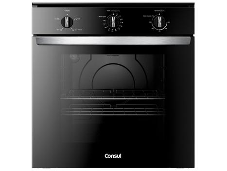 Forno Elétrico de Embutir Consul Multifuncional 84L Preto COB84BE