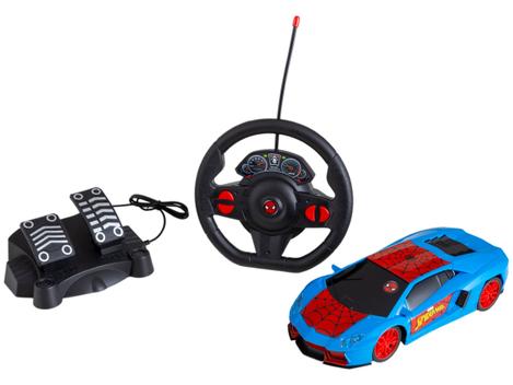 [APP] Carrinho Controle Remoto Homem-Aranha - Volante Pedal Candide