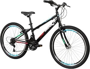 Bicicleta Caloi Max Aro 24, 21 Marchas, Grip Shift, Freio V-Brake, Aros de Alumínio Parede Dupla, Passeio e Lazer