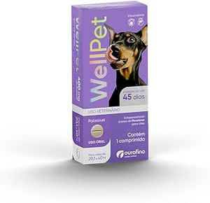 WELLPET - Comprimido Antipulgas E Carrapatos - Cães 20,1 A 40Kg - 400mg -Ourofino